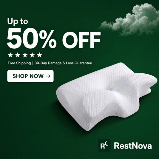 RestNova™ Memory Foam Neck Pillow