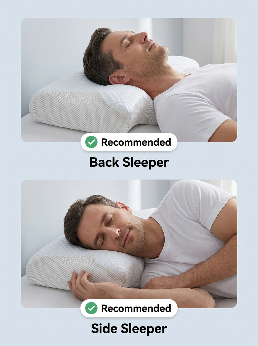 Neck protection pillow cervical pillow