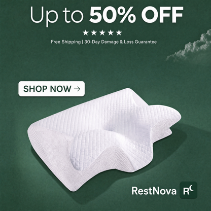 RestNova™ Memory Foam Neck Pillow